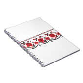 Rose Notizblock (Rechte Seite)