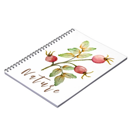 Rose Notizblock (Linke Seite)