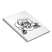 Rose Notizblock (Rechte Seite)