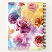 Rose Notizblock (Rückseite)