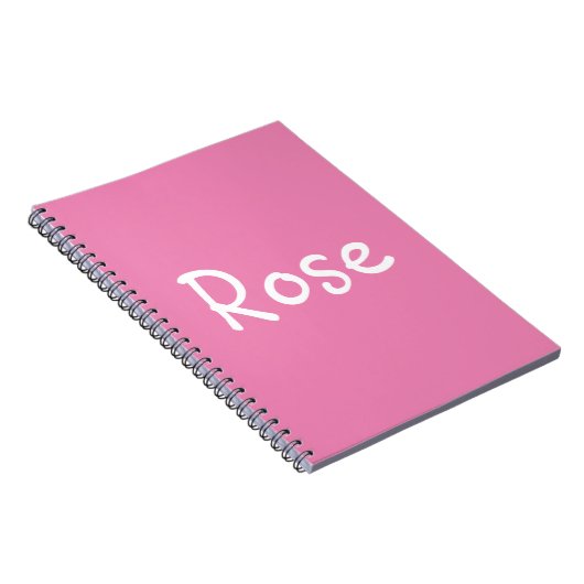 Rose Notizblock (Rechte Seite)