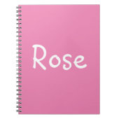 Rose Notizblock (Vorderseite)