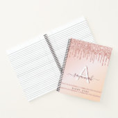 Rose Notizblock (Innenseite)