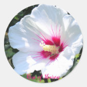 Rose of Sharon [Round Seal] Runder Aufkleber (Vorderseite)