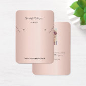 Rose Ohrringe Schmuck Foto-Display-Karte (Schreibtisch)