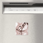 Rose Opossum Magnet (In Situ (Geschirrspüler))