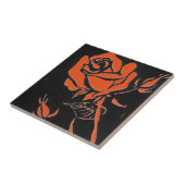 "Rose Orange" Küche Garten Keramik Tile Fliese (Seite)