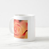 Rose Orange Rose Blüte Blüte Kaffeetasse (Vorderseite Links)