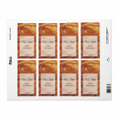 Rose Orange Weinetikett (Vorne)