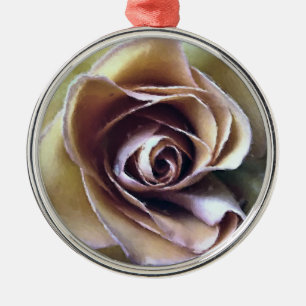 ROSE ORNAMENT AUS METALL