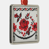 Rose Ornament Aus Metall (Rechts)