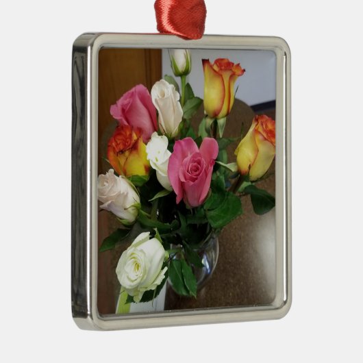 Rose Ornament Aus Metall (Rechts)