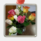 Rose Ornament Aus Metall (Vorne)