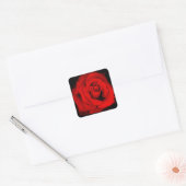 Rose Osaka:Square Seal Quadratischer Aufkleber (Umschlag)