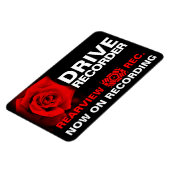 Rose Osaka：Warnschild Magnet (Linke Seite)