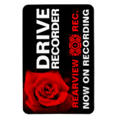 Rose Osaka：Warnschild Magnet (Vertikal)