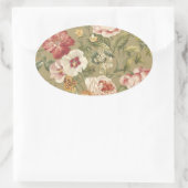 Rose Ovaler Aufkleber (Tasche)