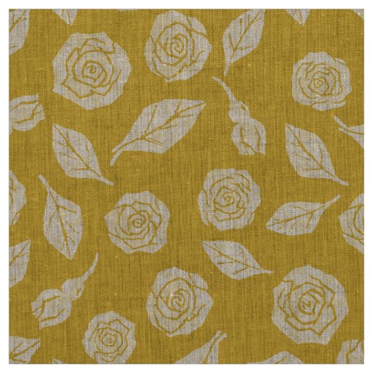 Rose Pandora - Cinderella Gold Stoff (Muster)