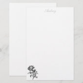 Rose Papier - Personalisiert (Vorne/Hinten)