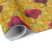 Rose-Papier Romantische Rose Geschenkpapier (Rolleneckpunkt)