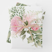 Rose Papierblätter Geschenkpapier Set (Beispiel)