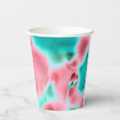 Rose-Papiertasse Pappbecher (Rückseite)