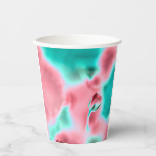 Rose-Papiertasse Pappbecher