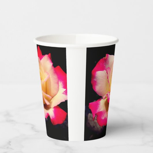 Rose Pappbecher (Links)