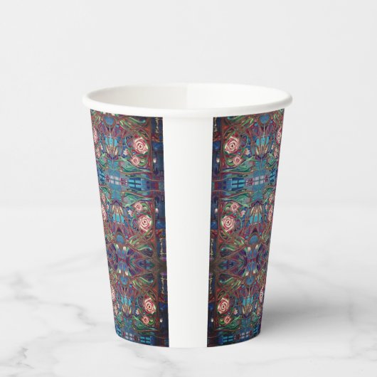 Rose Pappbecher (Links)