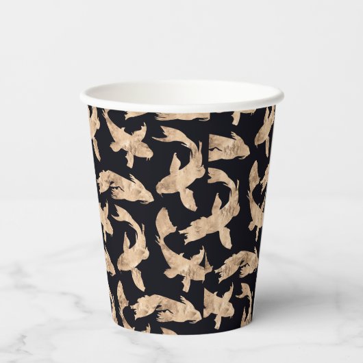 Rose Pappbecher (Rückseite)