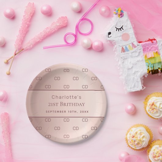 Rose Pappteller (Party)