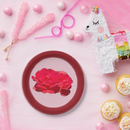 Rose Pappteller (Party)