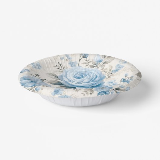 Rose Pappteller (Gewinkelt)