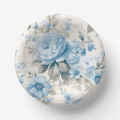 Rose Pappteller (Vorderseite)