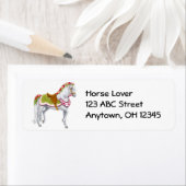 Rose Parade Horse Label (Insitu)