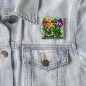 Rose Party Regenbogen Button (Beispiel)