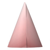 Rose Partyhütchen (Rückseite)