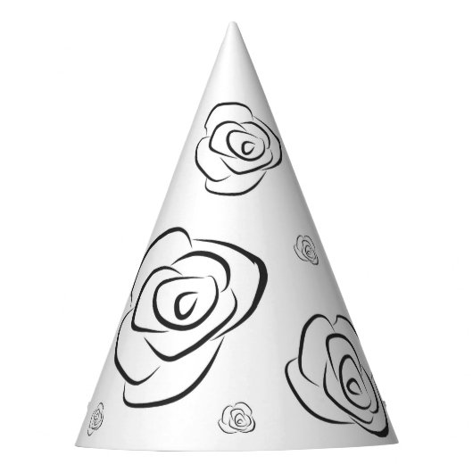 Rose Partyhütchen (Vorderseite)