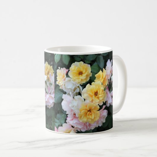 Rose Pastelle Kaffeetasse (VorderseiteRechts)