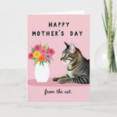 Rose Pattern Mothers Day Card Karte (Vorderseite)