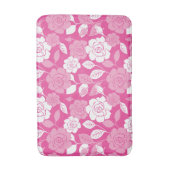 ROSE PATTERN (PINK) BADEMATTE (Vorderseite Vertikal)