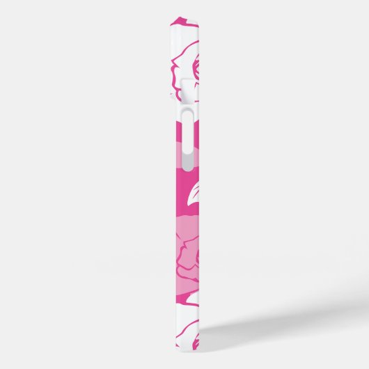 ROSE PATTERN (PINK) Case-Mate iPhone HÜLLE (Rückseite / Links)