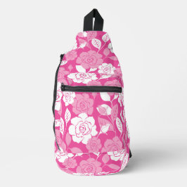 ROSE PATTERN (PINK) CROSSBODY BAG