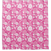 ROSE PATTERN (PINK) DUSCHVORHANG (Vorderseite)