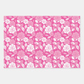 ROSE PATTERN (PINK) GESCHENKPAPIER SET (Vorderseite 3)