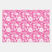 ROSE PATTERN (PINK) GESCHENKPAPIER SET (Vorderseite 2)