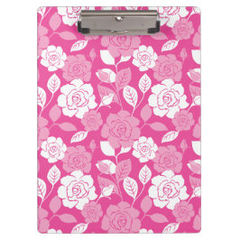 ROSE PATTERN (PINK) KLEMMBRETT