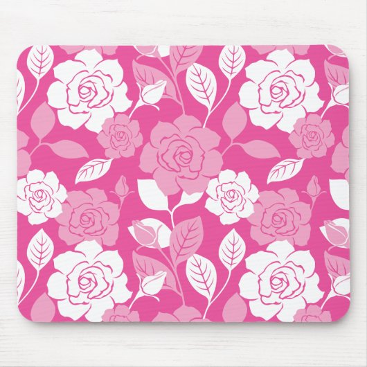 ROSE PATTERN (PINK) MOUSEPAD (Vorne)