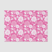ROSE PATTERN (PINK) SEIDENPAPIER (Vorderseite)