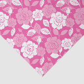ROSE PATTERN (PINK) SEIDENPAPIER (Ausschnitt)